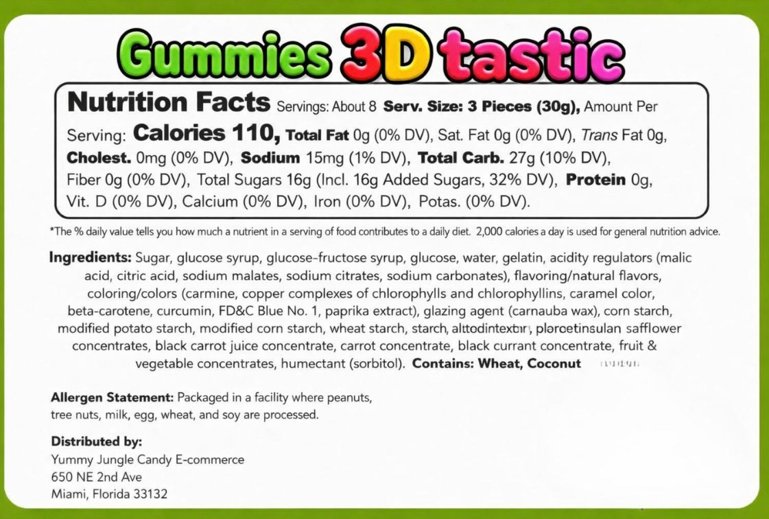 3D-Tastic!!! 1/2 lb Mix